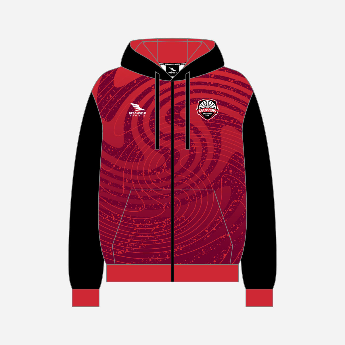 Manvers Badminton Club Full-Zip Hoodie