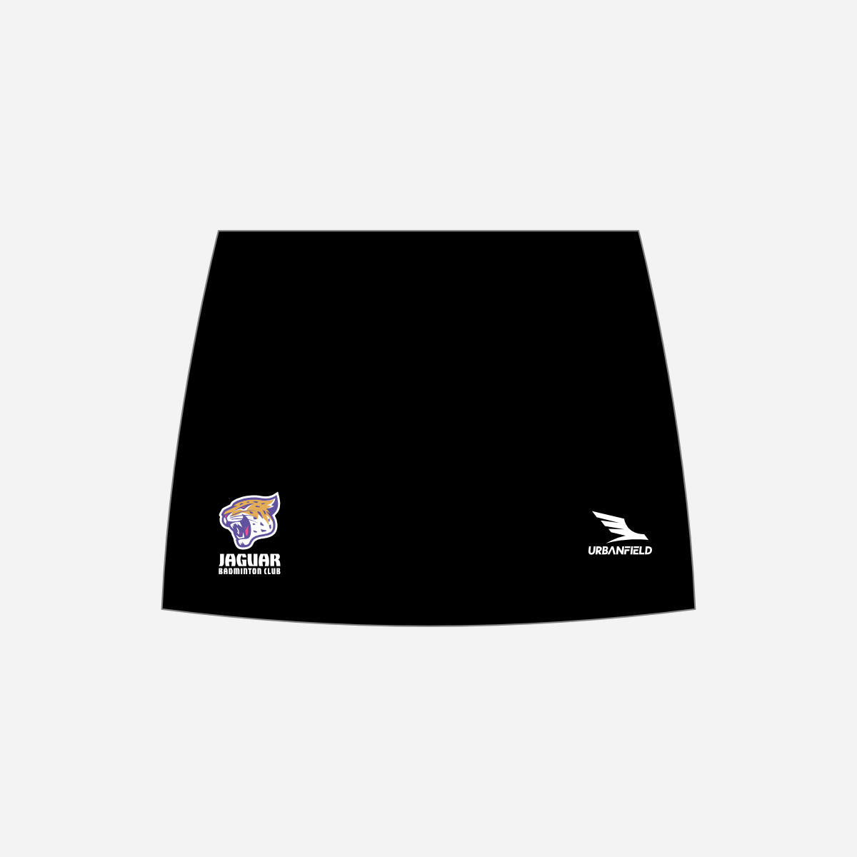 Women's Jaguar Badminton Club 2025 Skort - Black/Deep Purple/Bright Pink
