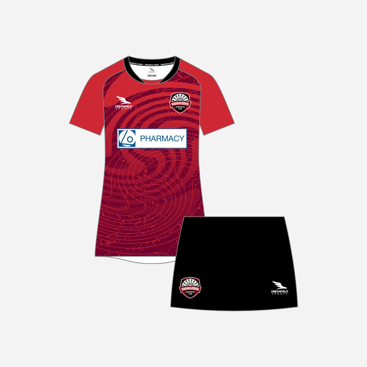 Women's Manvers Badminton Club Shirt Bundle
