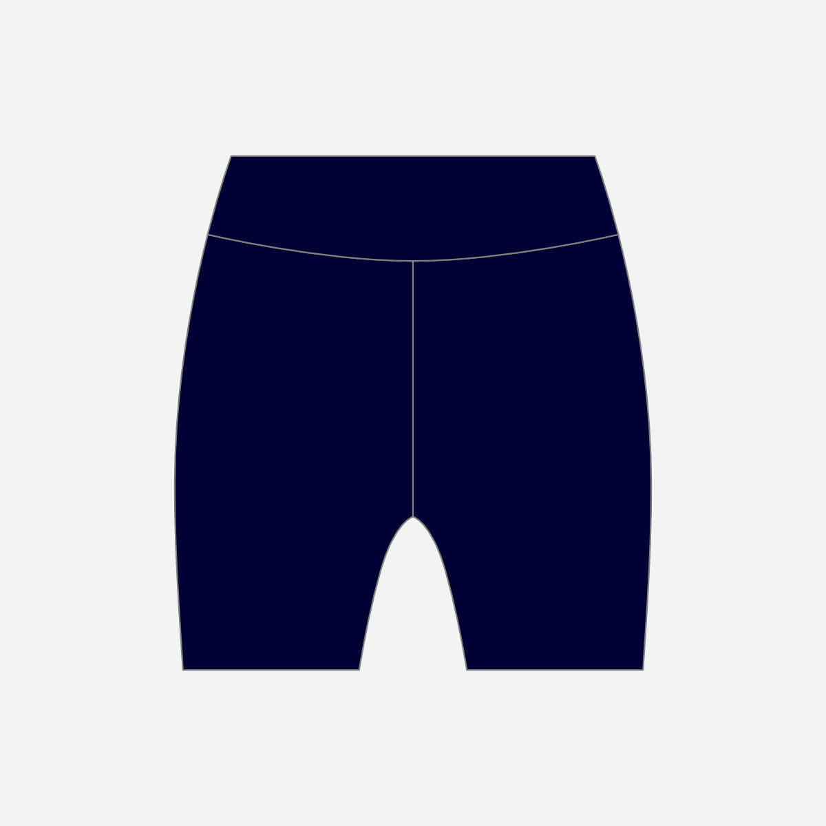 Women's York RI Centenary Short Leggings - Navy Blue/Cyan/Mint Green/White