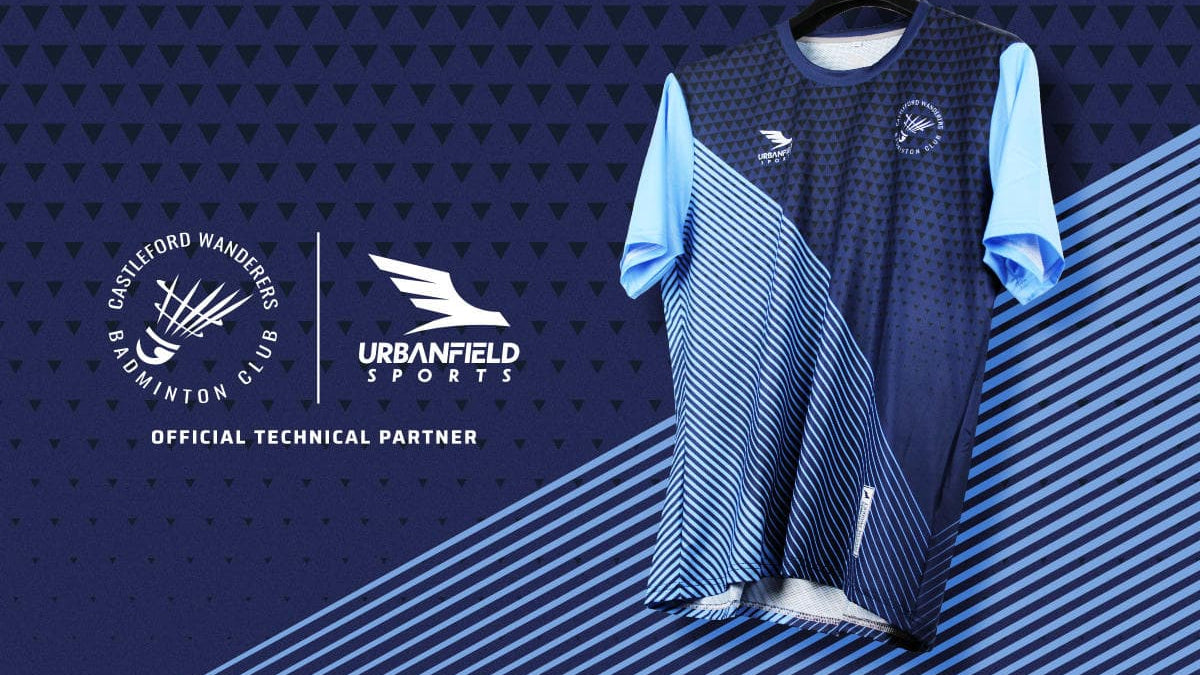 The new Castleford Wanderers Badminton Club kit