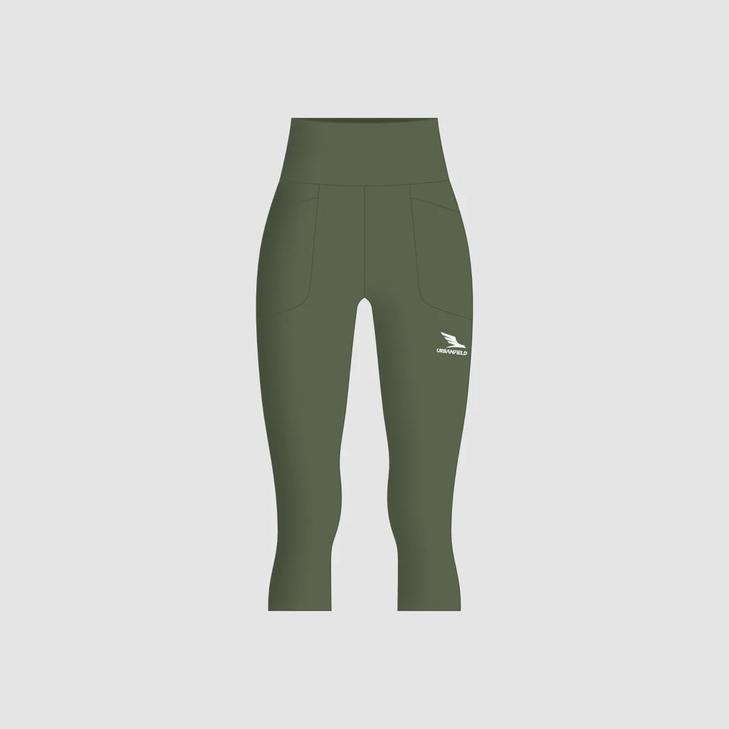 Active Training 3/4 Leggings Women - Olive