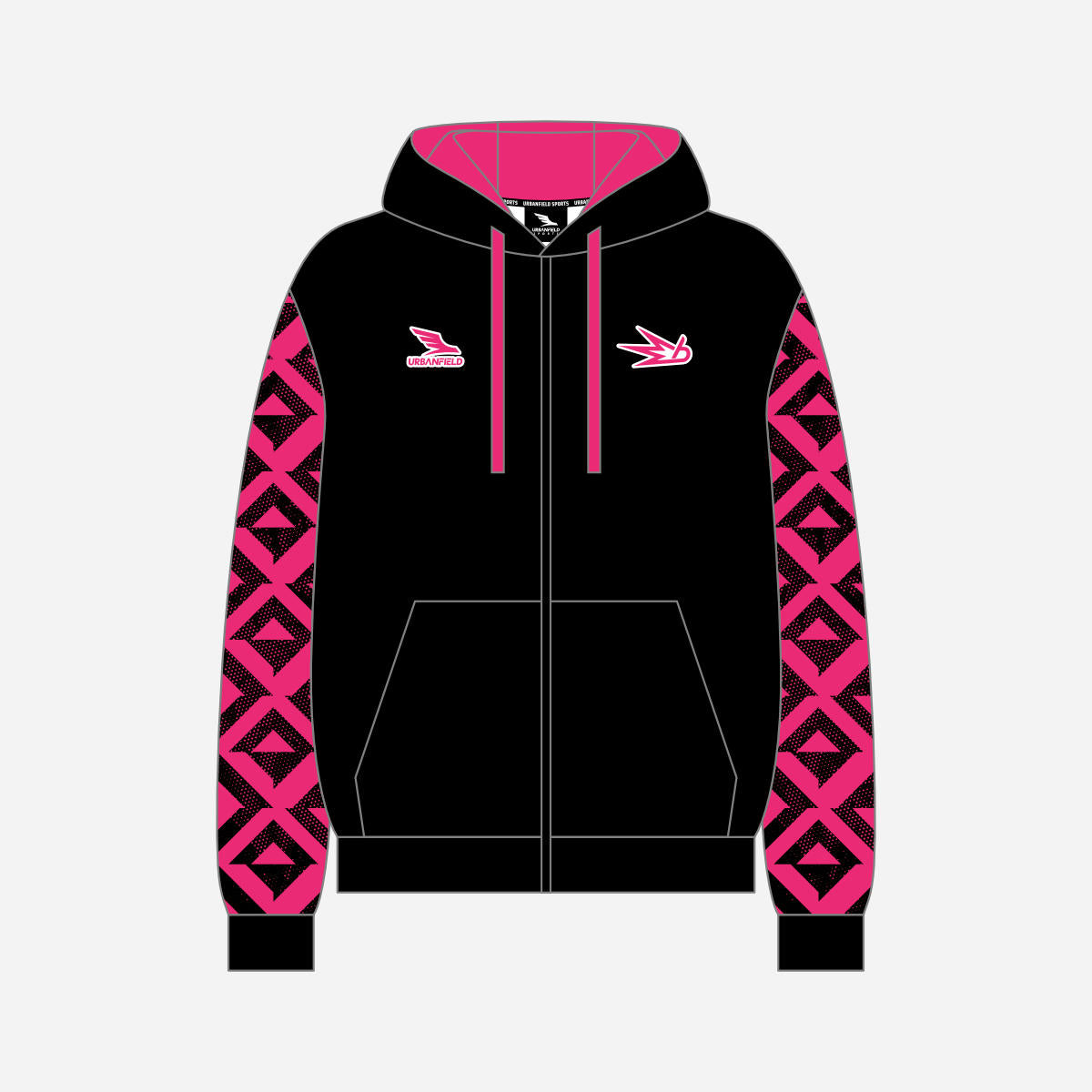 Broomgrove Badminton Club 2025 Full-Zip Hoodie