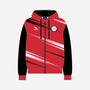 Cawthorne Badminton Club 2025 Full-Zip Hoodie - Red/Black/White
