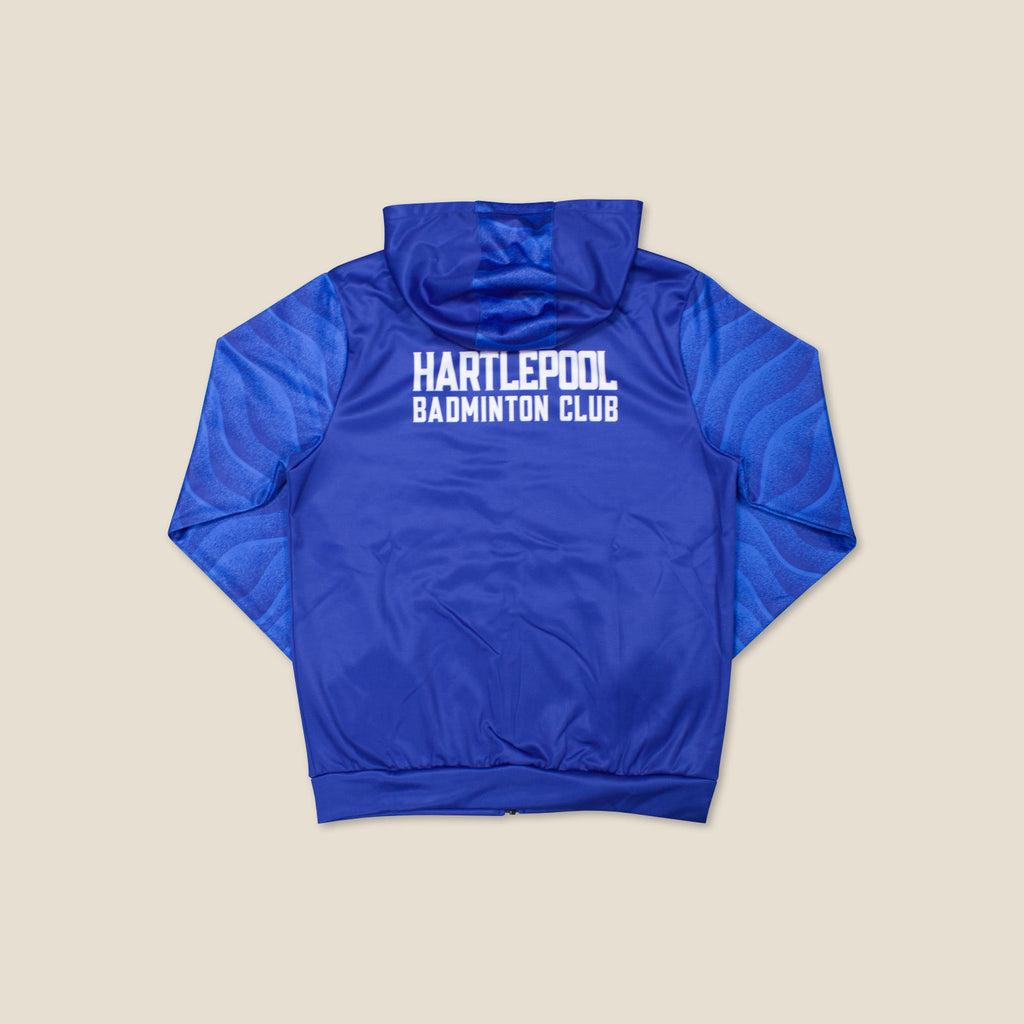 Hartlepool Badminton Club 2026 Full-Zip Hoodie - Royal Blue