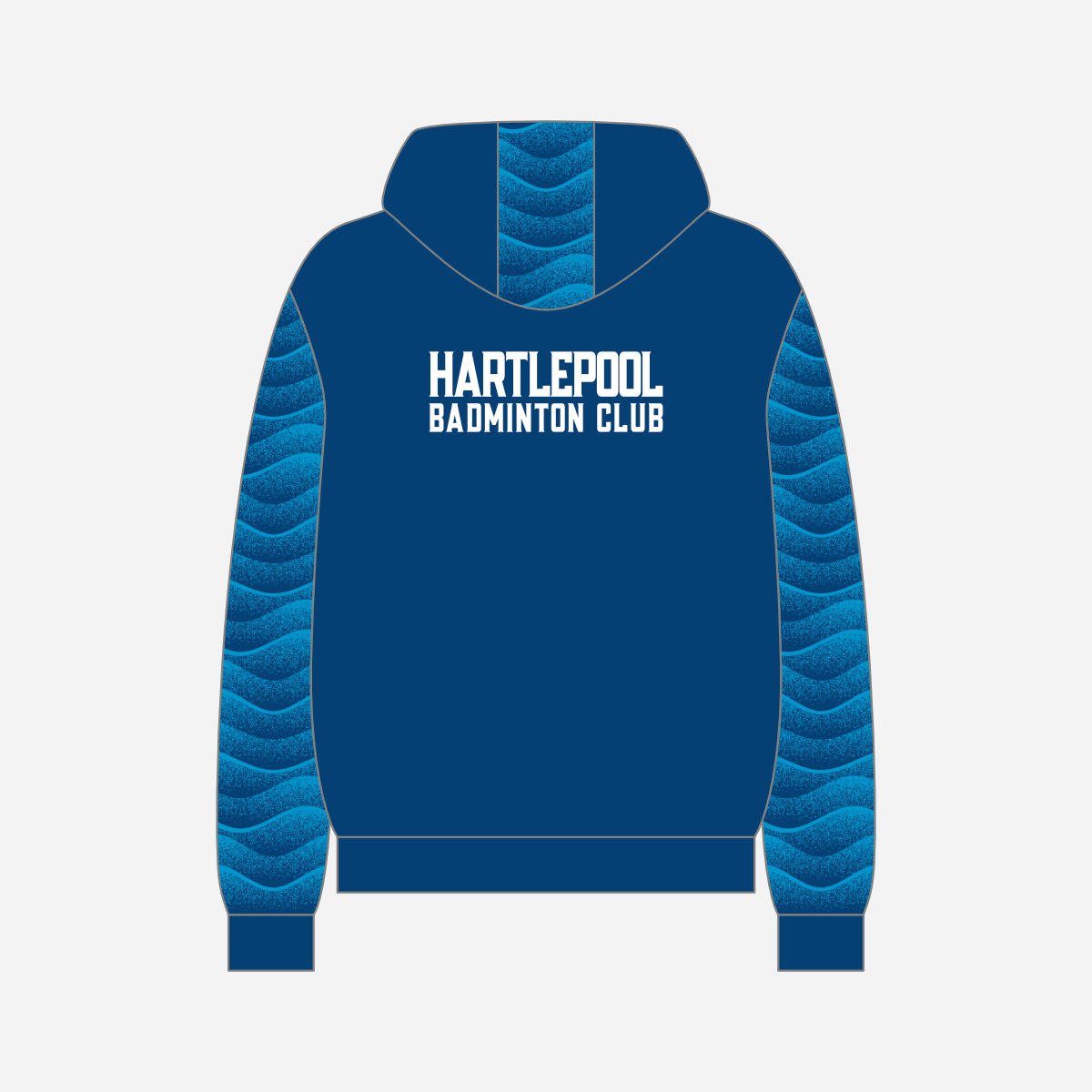 Hartlepool Badminton Club 2026 Full-Zip Hoodie - Royal Blue