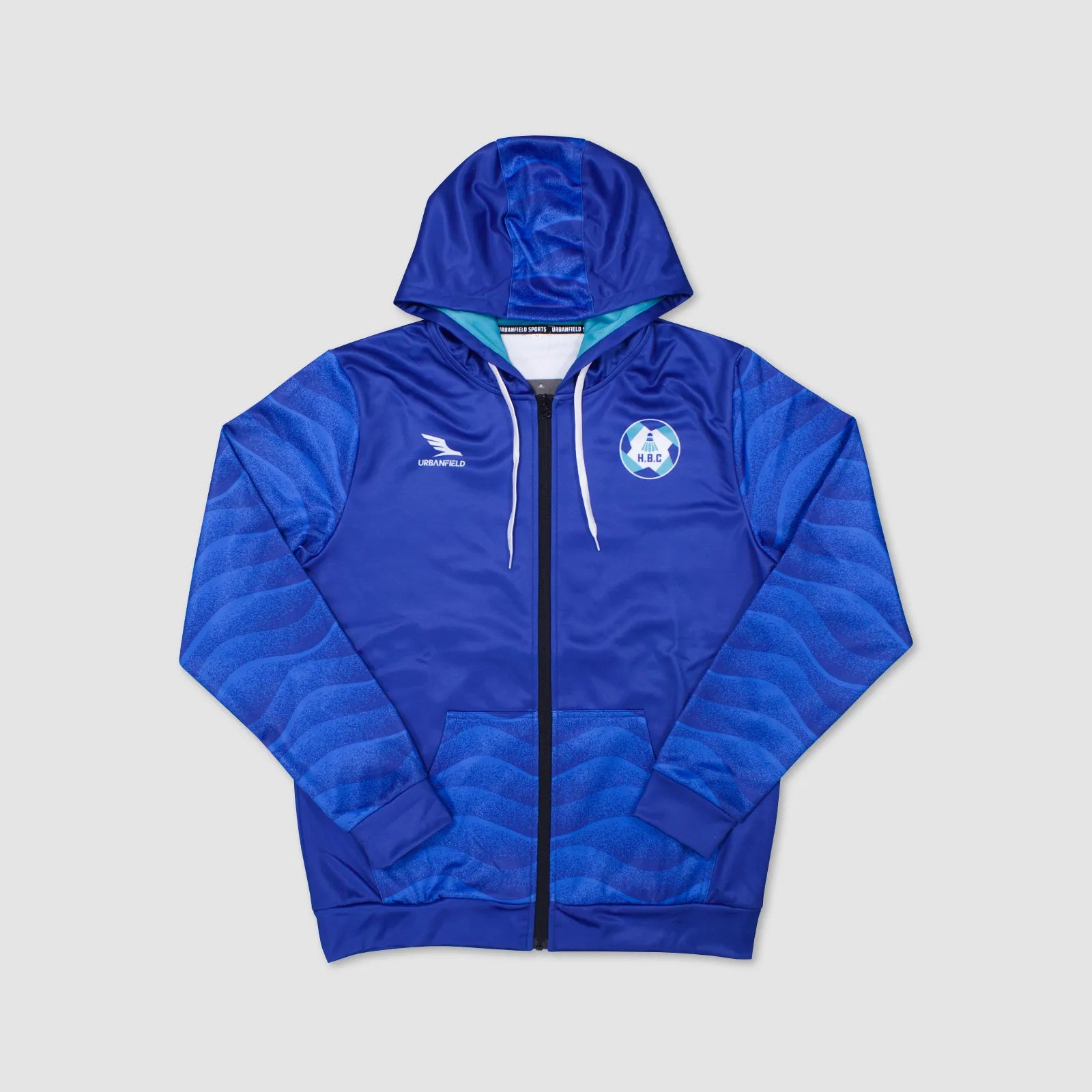 Hartlepool Badminton Club 2026 Full-Zip Hoodie - Royal Blue