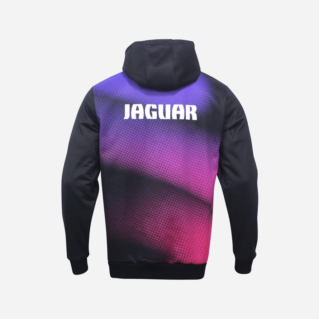 Jaguar Badminton Club 2025 Hoodie - Black/Deep Purple/Bright Pink