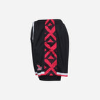 Men's Broomgrove Badminton Club 2025 2-in-1 Shorts - Black/Hot Pink/White