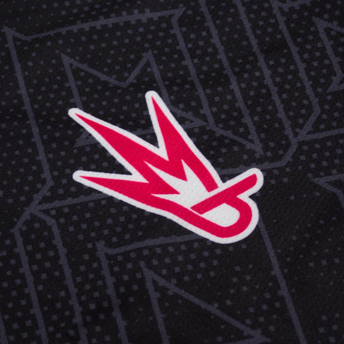 Men's Broomgrove Badminton Club 2025 Shirt - Black/Hot Pink/White