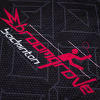 Men's Broomgrove Badminton Club 2025 Shirt - Black/Hot Pink/White