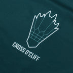 Men's Cross O'Cliff Badminton Club Green Shirt