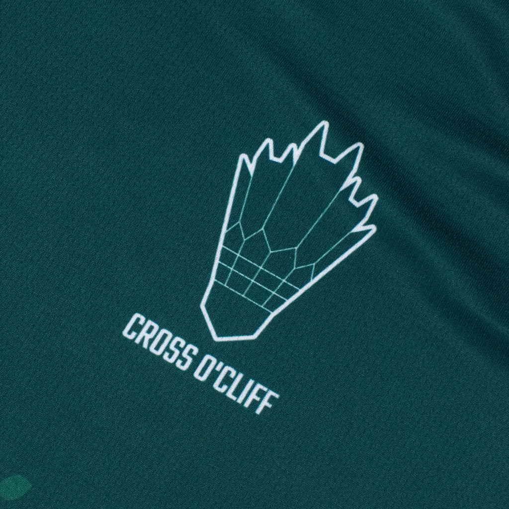Men's Cross O'Cliff Badminton Club Green Shirt - Green