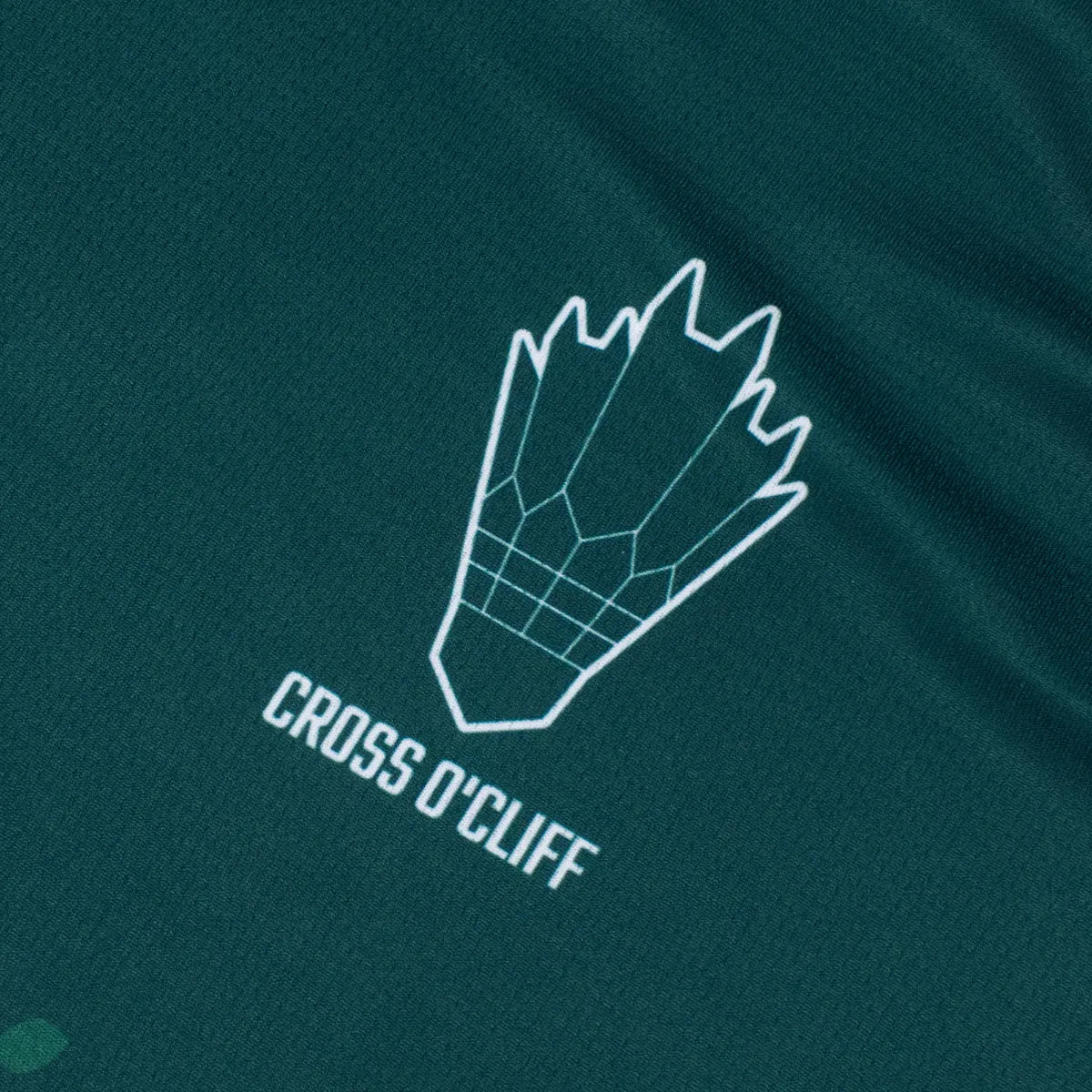 Men's Cross O'Cliff Badminton Club Green Shirt - Green