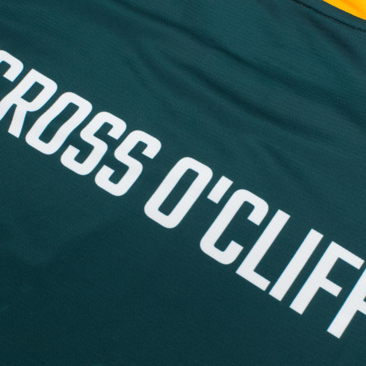Men's Cross O'Cliff Badminton Club Green Shirt