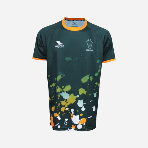 Men's Cross O'Cliff Badminton Club Green Shirt