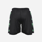 Men's Geometric Camo 2-in-1 Shorts - Black & Mint Green