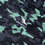 Men's Urbanfield Sports Geometric Camo T-Shirt - Black/Mint Green