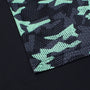 Men's Urbanfield Sports Geometric Camo T-Shirt - Black/Mint Green