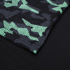 Men's Geometric Camo T-Shirt - Black & Mint Green