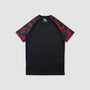 Men's Urbanfield Sports Geometric Camo T-Shirt - Black/Red