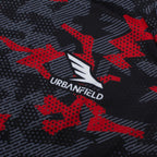 Men's Geometric Camo T-Shirt - Black & Red