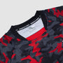 Men's Urbanfield Sports Geometric Camo T-Shirt - Black/Red