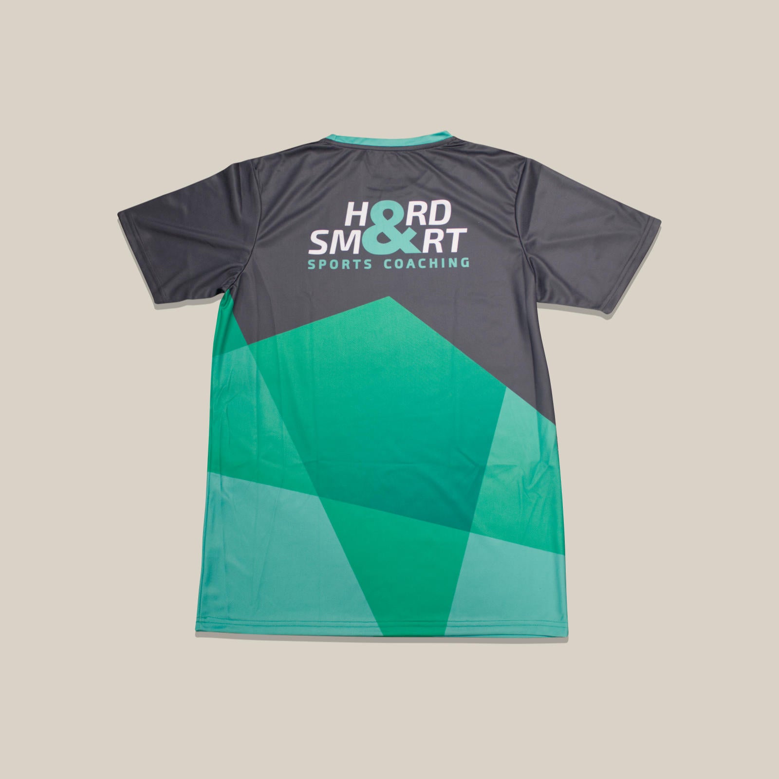 Men's Hard & Smart Sports Coaching 2026 Training T-Shirt - Mint Green/Graphite Grey
