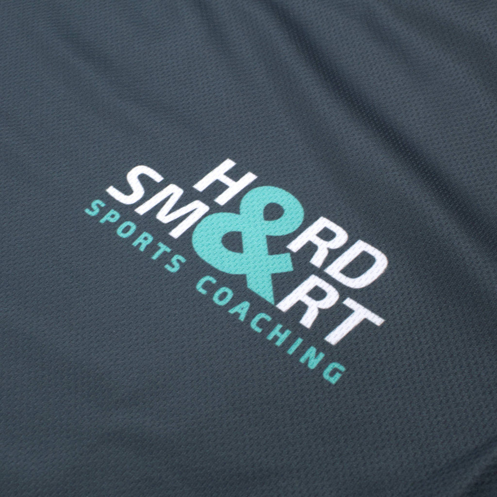 Men's Hard & Smart Sports Coaching 2026 Training T-Shirt - Mint Green/Graphite Grey