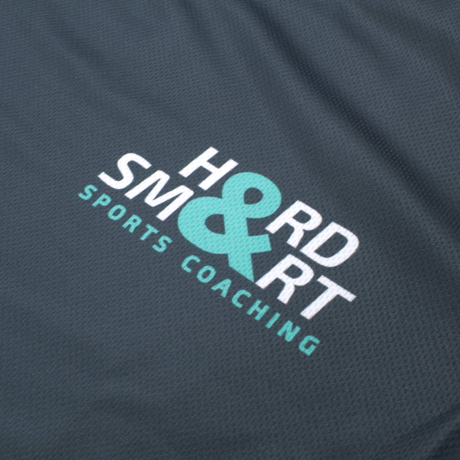 Men's Hard & Smart Sports Coaching 2026 Training T-Shirt - Mint Green/Graphite Grey