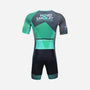 Men's Hard & Smart Sports Coaching Tri Suit - Mint Green/Graphite Grey/White