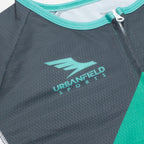 Men's Hard & Smart Sports Coaching Tri Suit - Mint Green/Graphite Grey/White