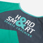 Men's Hard & Smart Sports Coaching Tri Suit - Mint Green/Graphite Grey/White