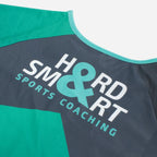 Men's Hard & Smart Sports Coaching Tri Suit - Mint Green/Graphite Grey/White