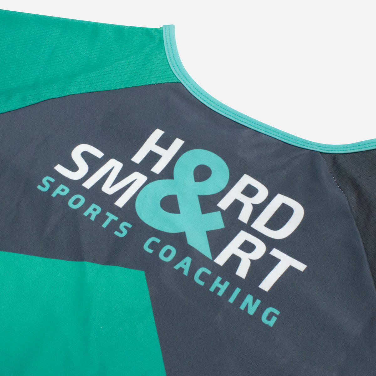 Men's Hard & Smart Sports Coaching Tri Suit - Mint Green/Graphite Grey/White