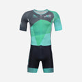 Men's Hard & Smart Sports Coaching Tri Suit - Mint Green/Graphite Grey/White