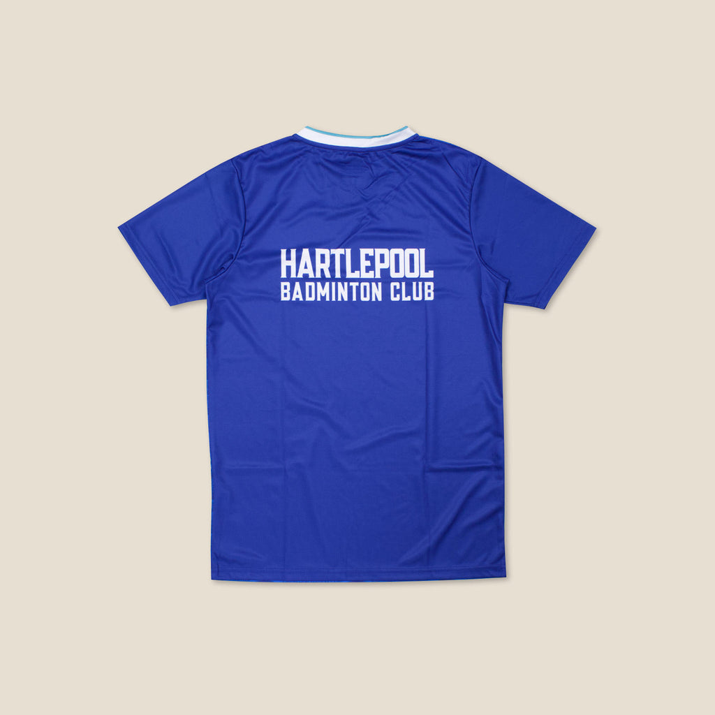 Men's Hartlepool Badminton Club 2026 Shirt - Royal Blue