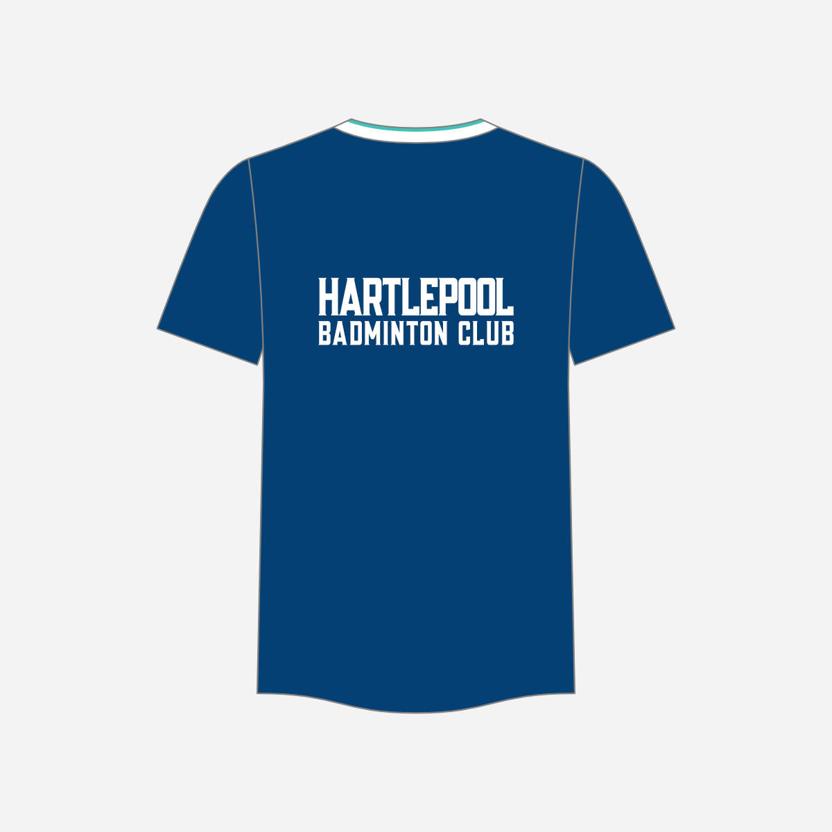 Men's Hartlepool Badminton Club 2026 Shirt - Royal Blue