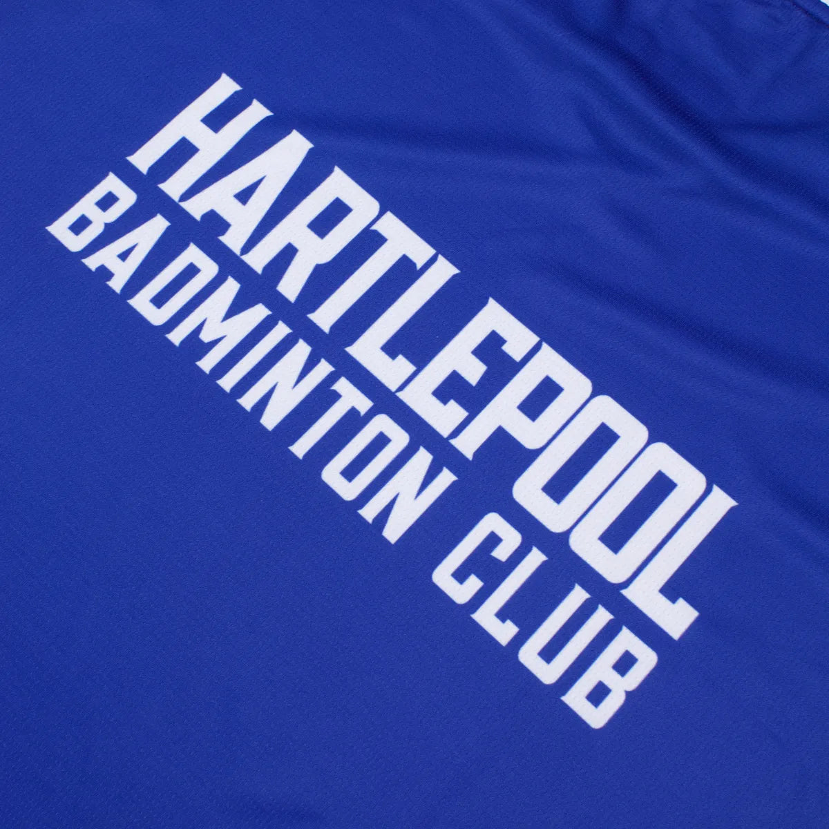 Men's Hartlepool Badminton Club 2026 Shirt - Royal Blue