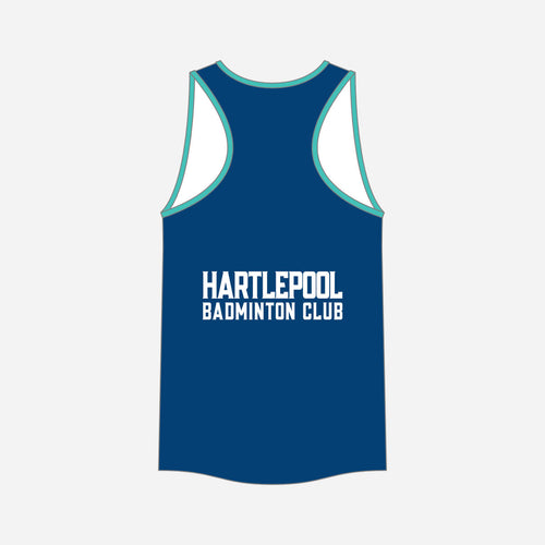 Men's Hartlepool Badminton Club 2026 Tank Top - Royal Blue