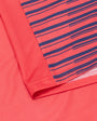 Men's Urbanfield Sports Horizontal Stripes Short Sleeve T-Shirt - Coral Red