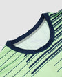 Men's Urbanfield Sports Horizontal Stripes Short Sleeve T-Shirt - Mint Green