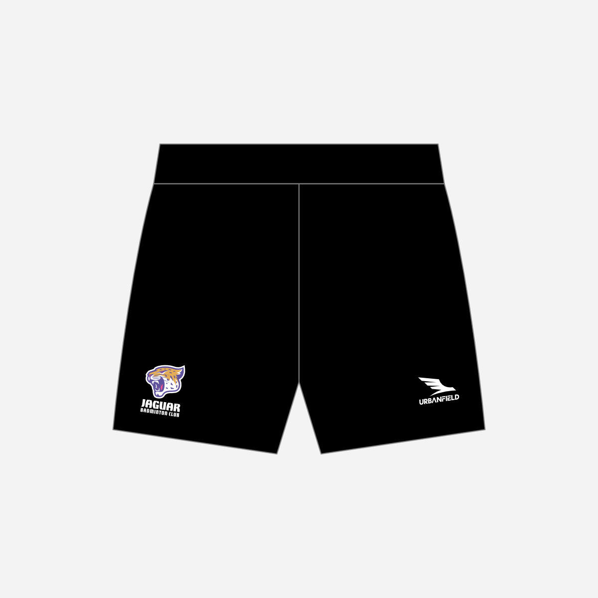 Men's Jaguar Badminton Club 2025 2-in-1 Shorts - Black/Deep Purple/Bright Pink