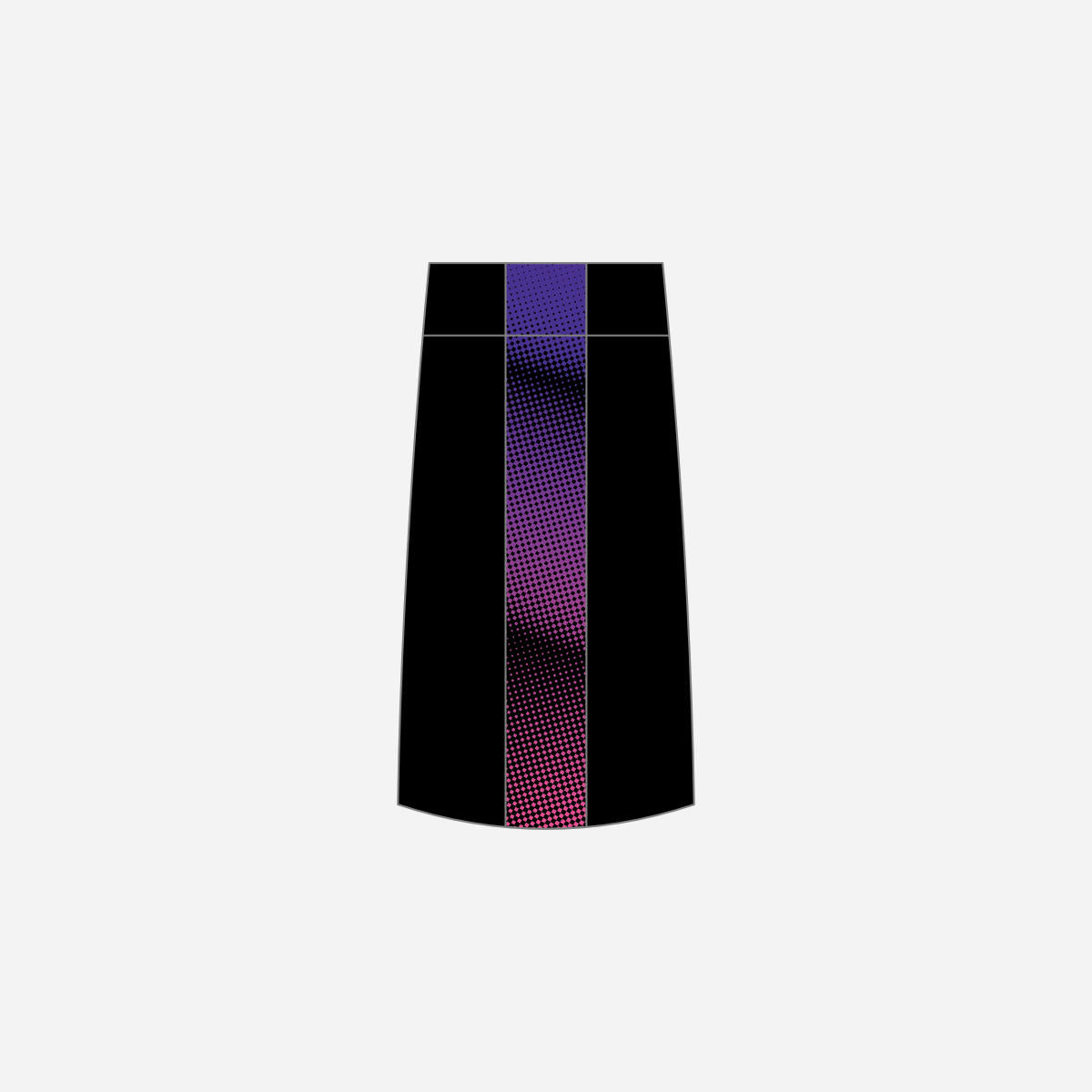 Men's Jaguar Badminton Club 2025 2-in-1 Shorts - Black/Deep Purple/Bright Pink