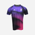 Men's Jaguar Badminton Club 2025 Shirt - Black/Deep Purple/Bright Pink