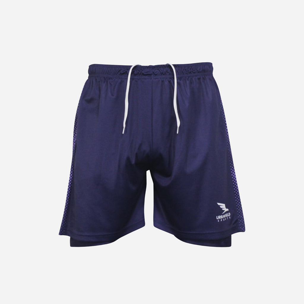 Men's Nova 2-in-1 Shorts - Navy & Lilac