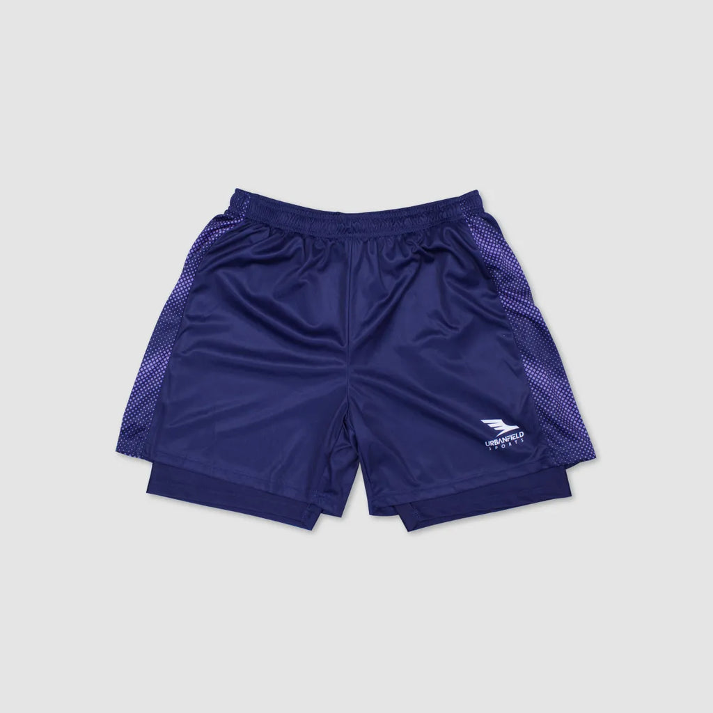 Men's Nova 2-in-1 Shorts - Navy & Lilac