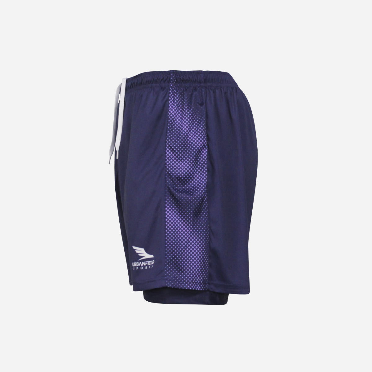 Men's Nova 2-in-1 Shorts - Navy & Lilac
