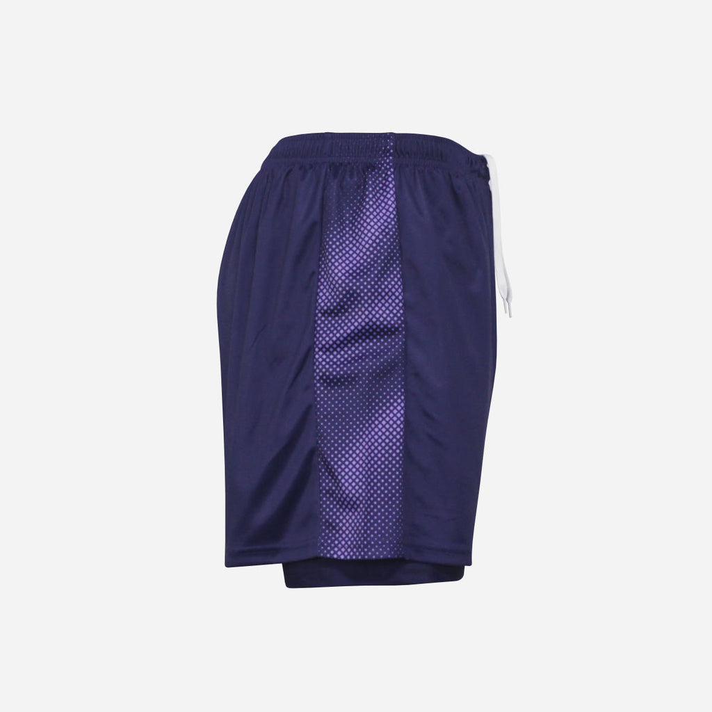 Men's Nova 2-in-1 Shorts - Navy & Lilac