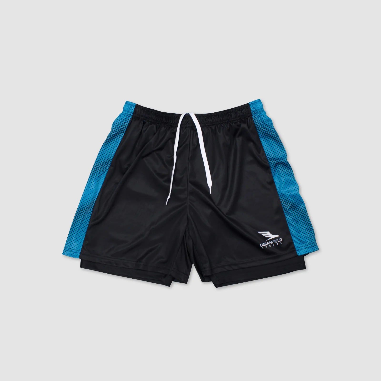 Men's Urbanfield Sports Nova 2-in-1 Shorts - Turquoise/Black